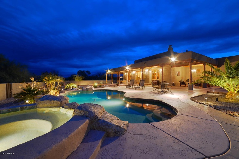 Hacienda at dusk