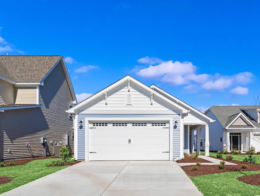 View of front of home with driveway
