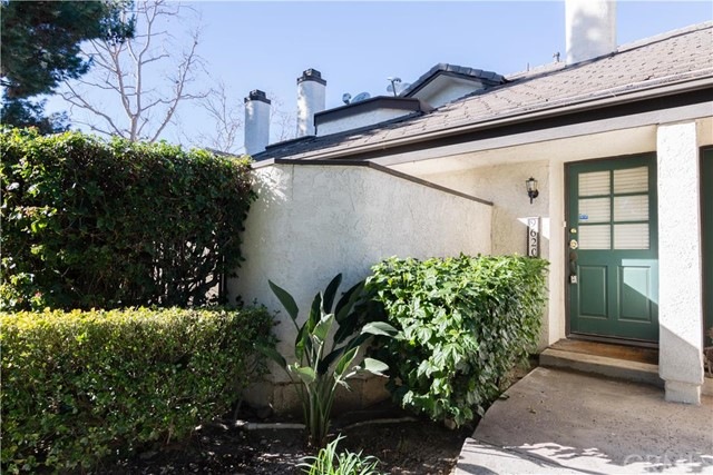 Front Door and landscape.