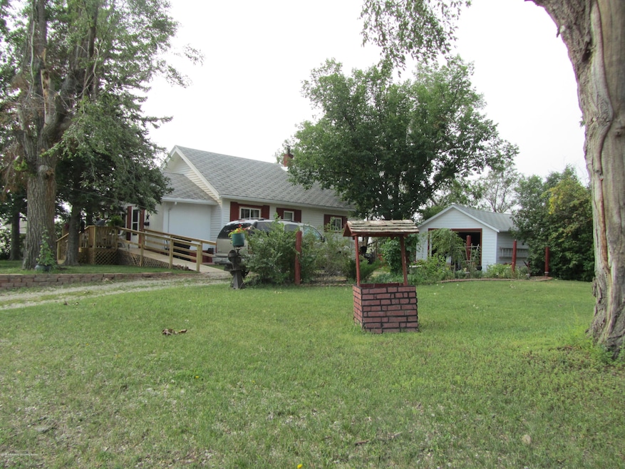 House & Garage on large lot