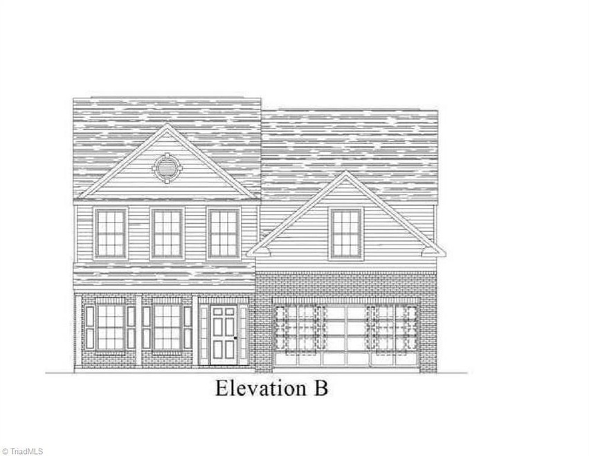 Rendering of home under construction.