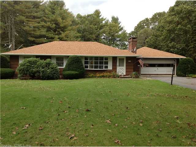 Exterior Front. Nice Ranch sets back from Rd