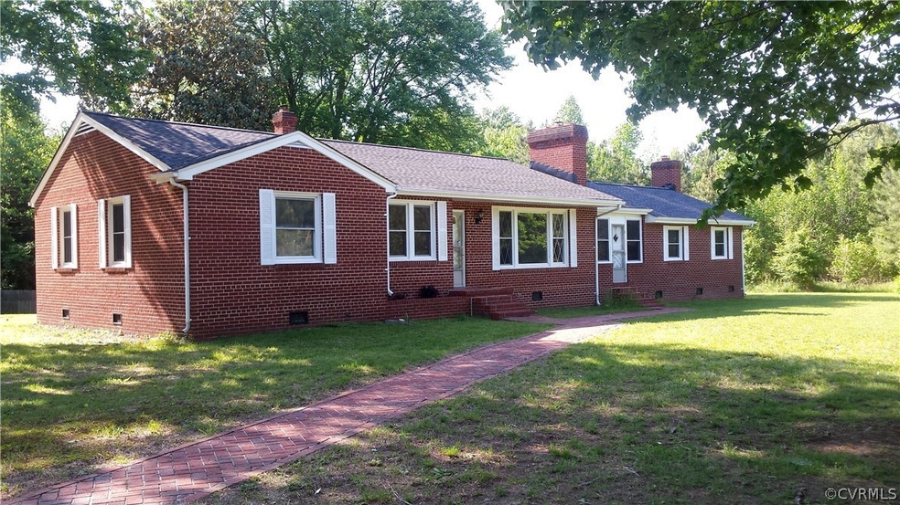 Front Elevation, Brick Walkways front and rear