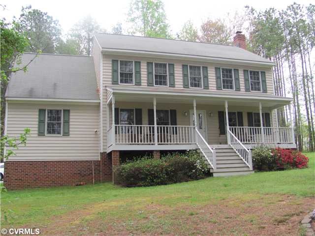 Exterior Front - Full Front Porch, Private Wooded 