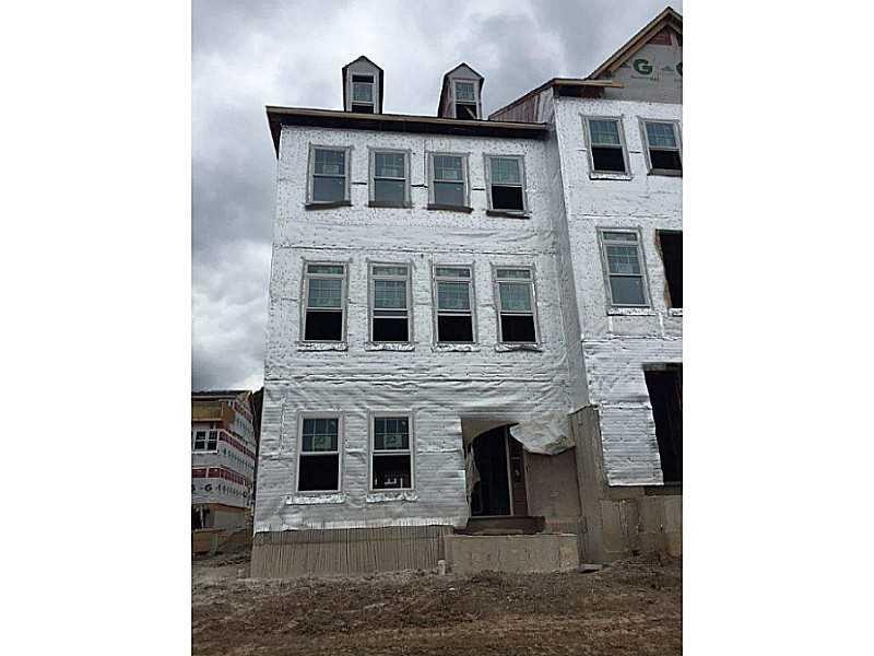 Exterior Front. John Jacob Astor floorplan