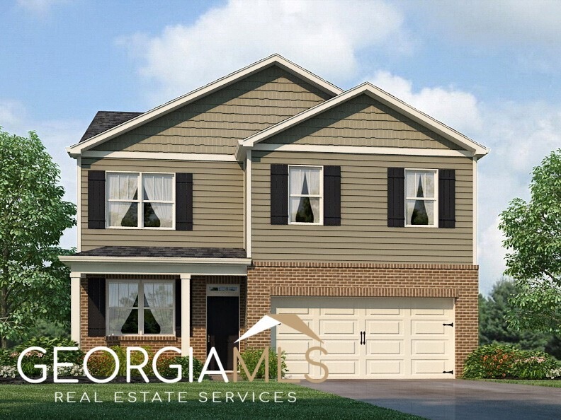 The Belhaven Elevation F at Oaks at Cedar Grove in