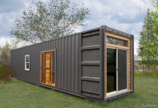 Container home living at it's best. Artistic impre