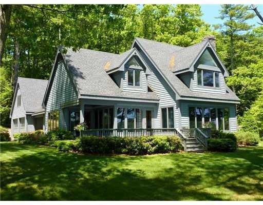 Exterior Front. River Side of Home