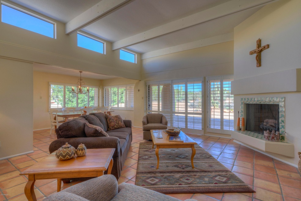 Great room with gas fireplace