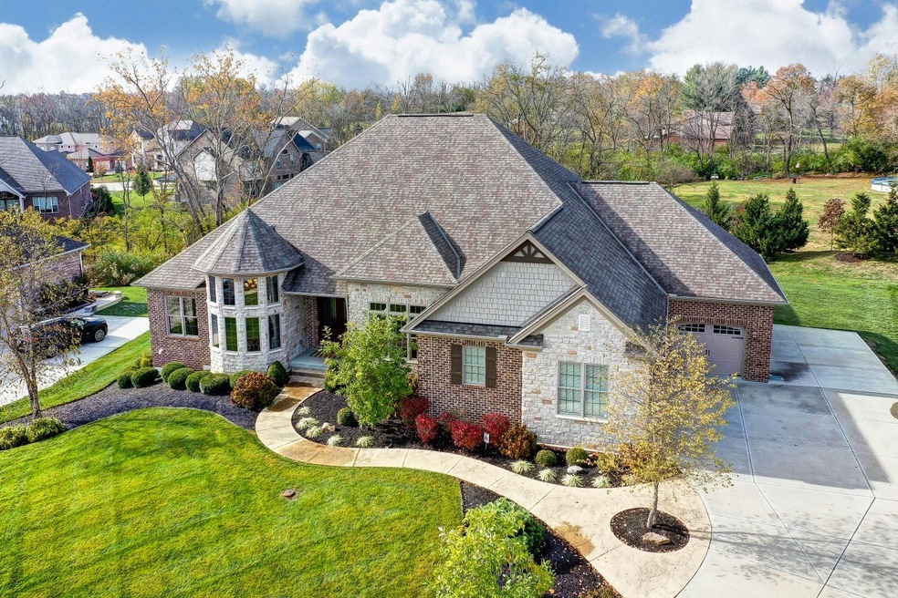 Former Homearama home with tons of upgrades throughout. Home sits on over a half acre lot with walkout lower level and covered patio. 5 bedrooms, Master and two additional bedrooms on the first floor. Additional bedrooms share a Jack and Jill bath. F