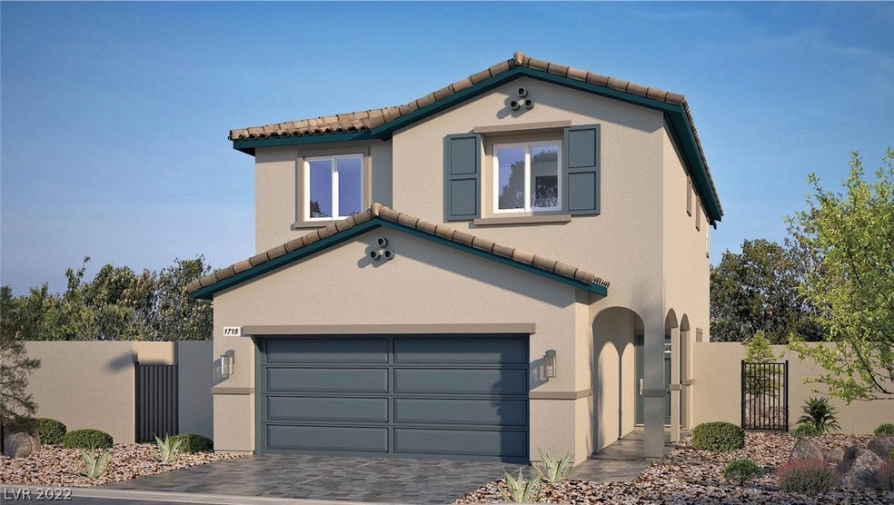 1715 Plan, Elevation B- Artistic Rendering; Exteri