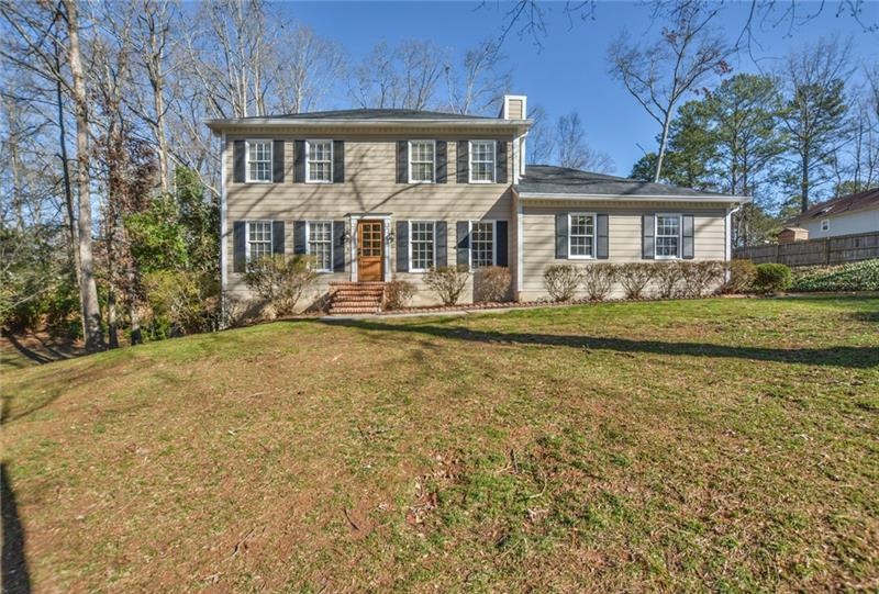Beautiful traditional on a cul-de-sac lot.