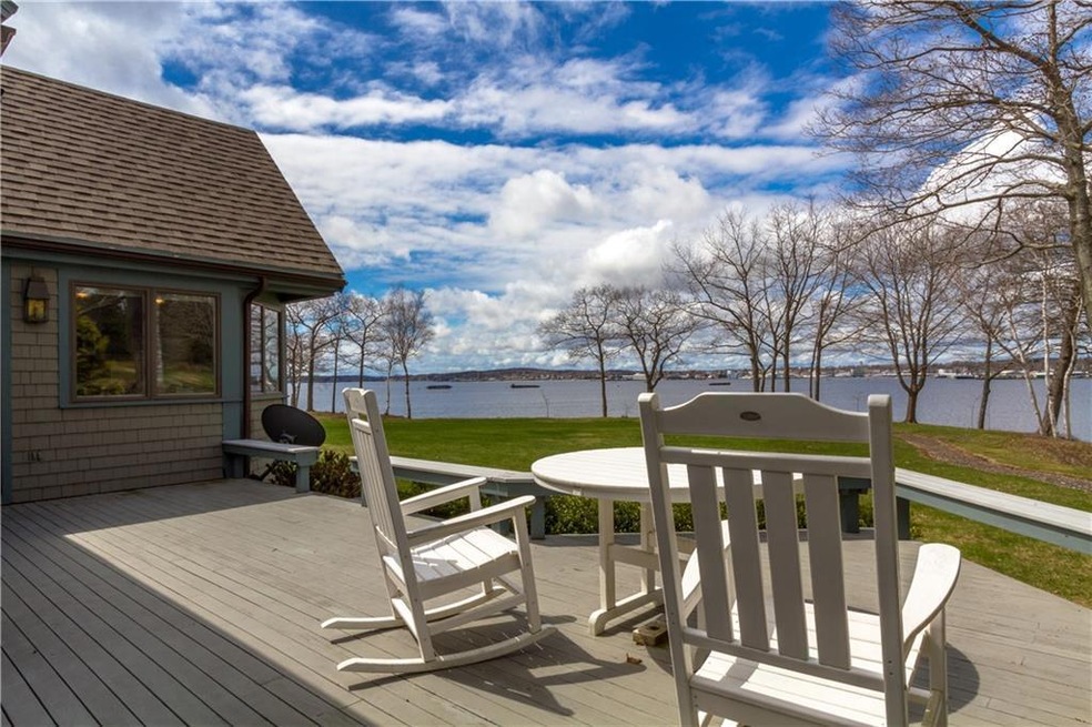 Private back deck overlooking...