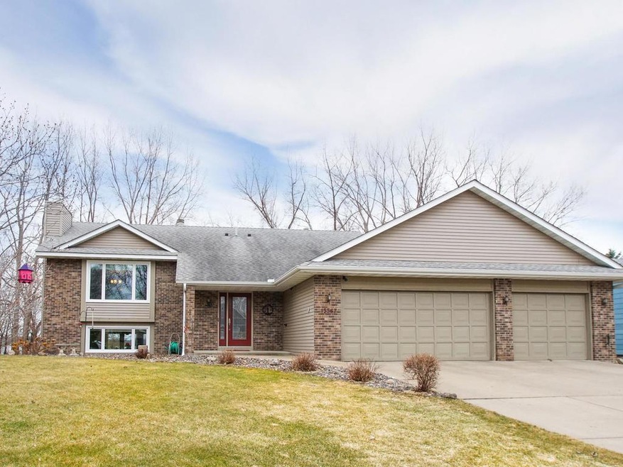 Rice Lake home. Well, it's just across the public 
