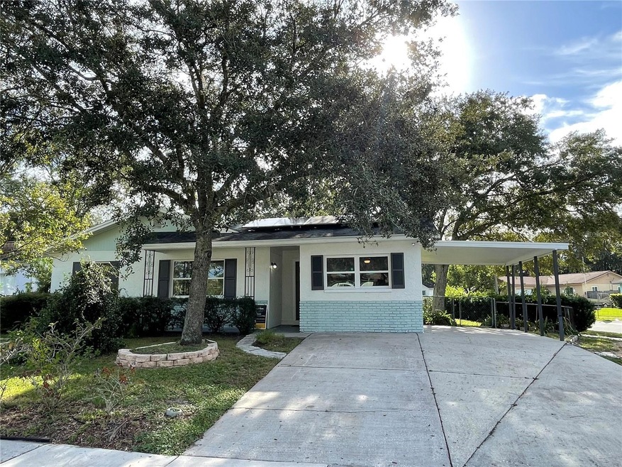 Front of Home on a corner lot