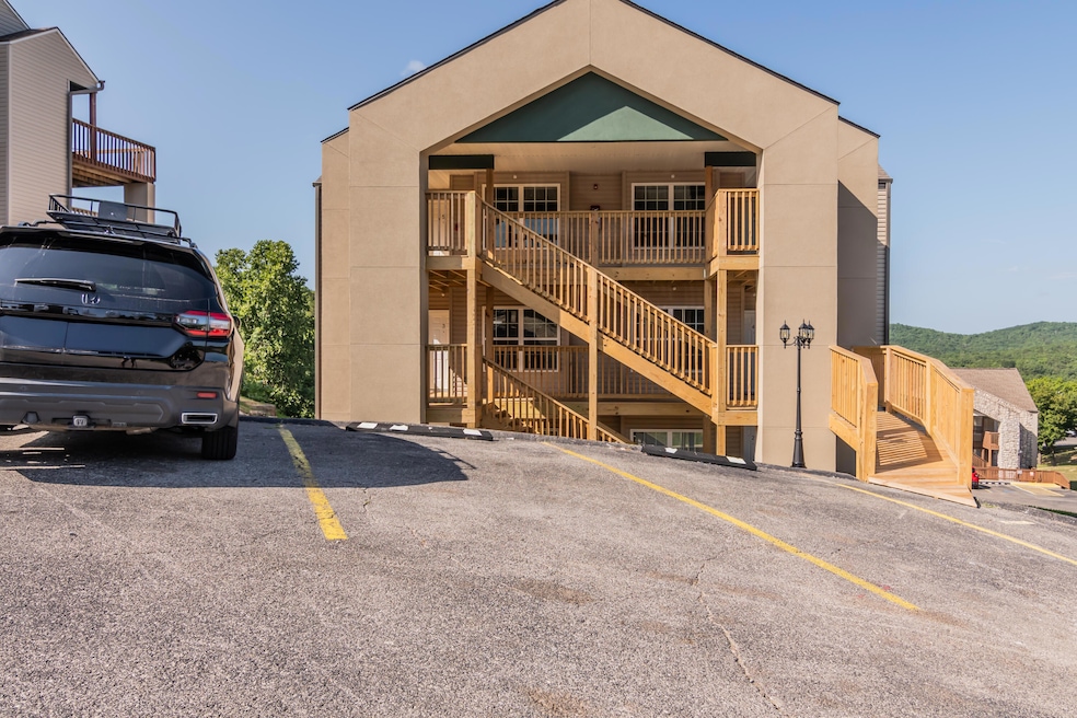 Front of condo building