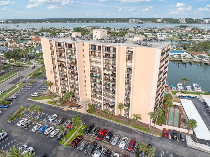 Front of 51 Island Way with Water views of Clearwater Beach