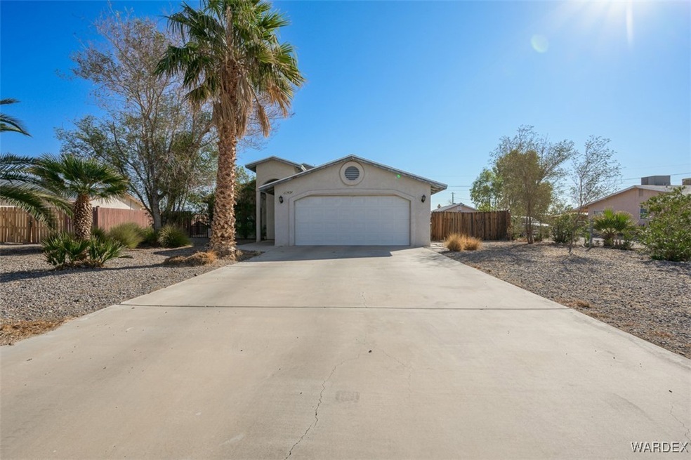 Single story home featuring a garage