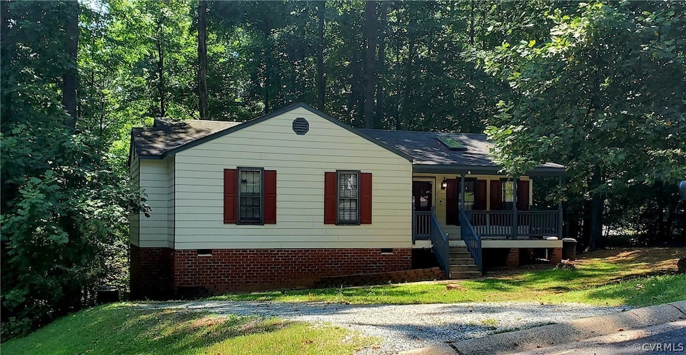 Bungalow-style house with a porch