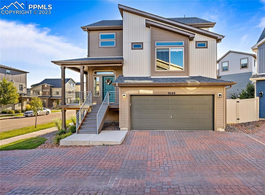 3-story residence with 2-car garage