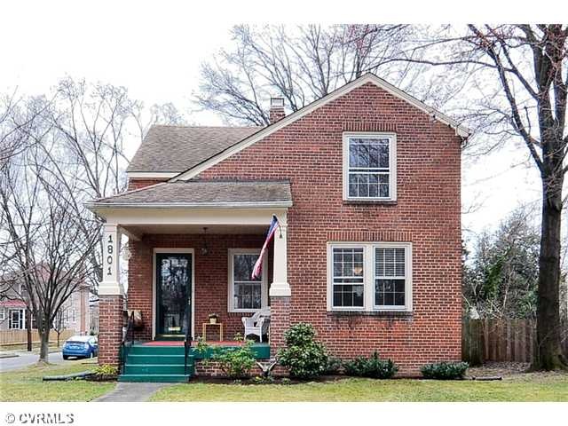 Exterior Front - Welcome home to 1801 Oakdale Ave. in the charming Rosedale neighborhood.  This beautiful all brick home is located on a large corner lot and has an open and welcoming front porch.