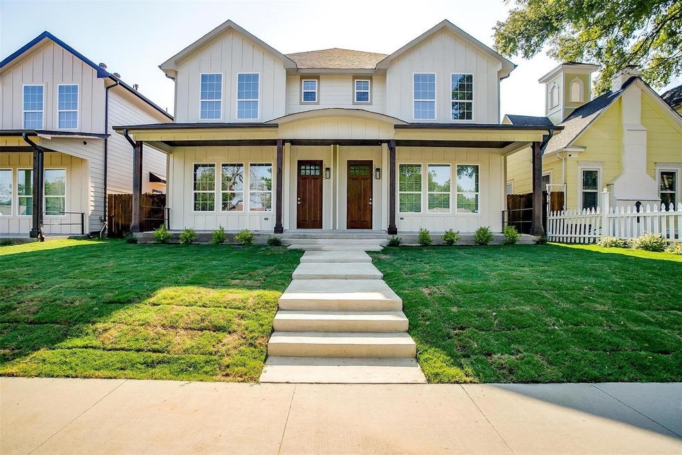 View of front of house featuring a porch and a fro