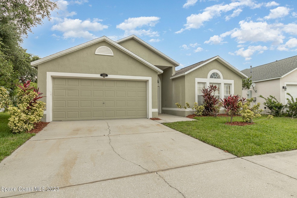 The front of the property