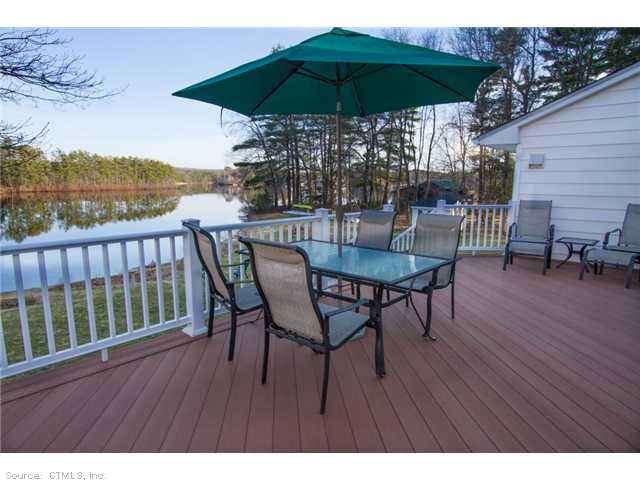 Exterior Back. Lake View from Deck