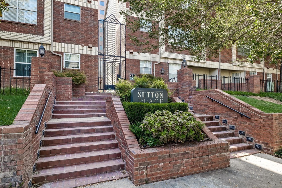 Cole street entrance to Sutton Place Condos. A sec