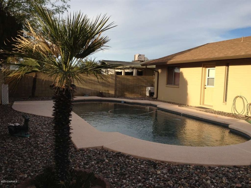Backyard facing North