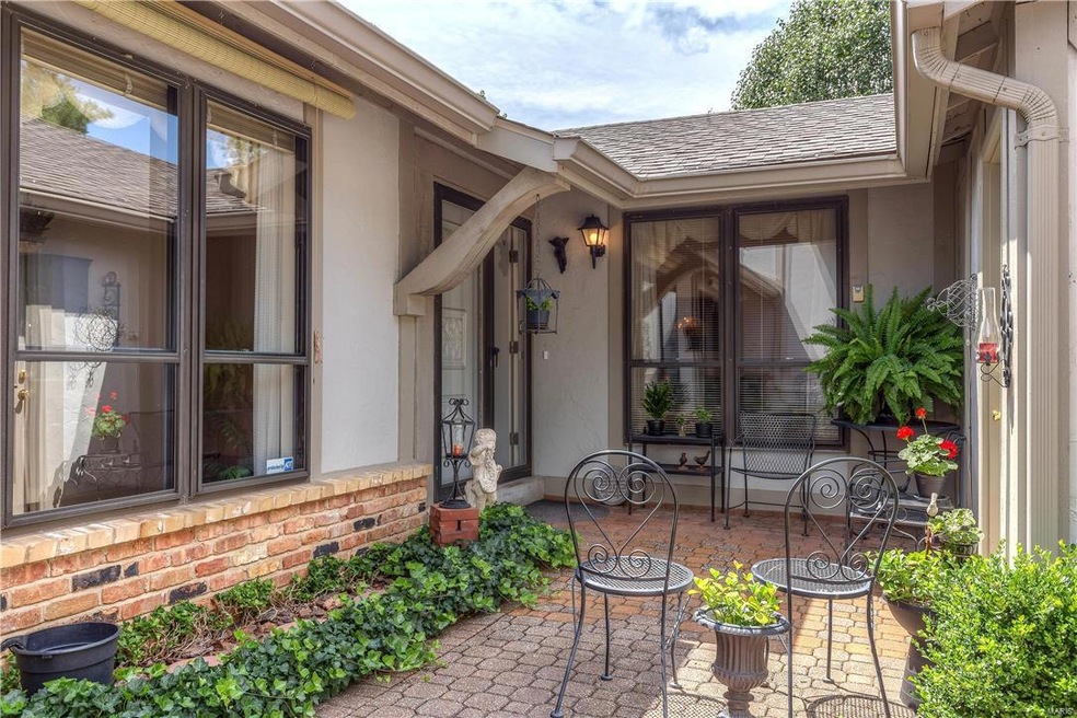 Large wrap around front patio