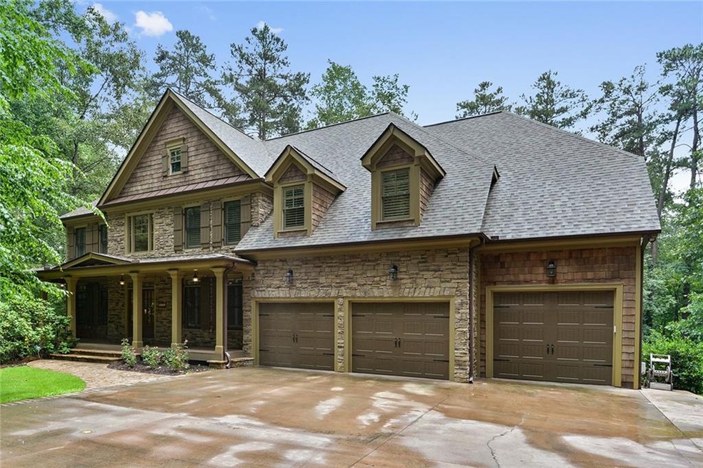 Craftsman inspired home on 4+ acres in W Cobb.