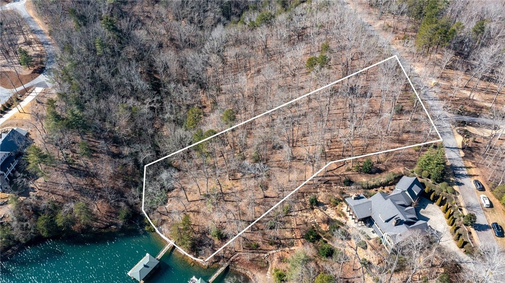 Aerial photographs: Property lines depicted on aer