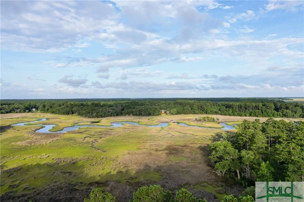 Aerial view from above Lot 8.