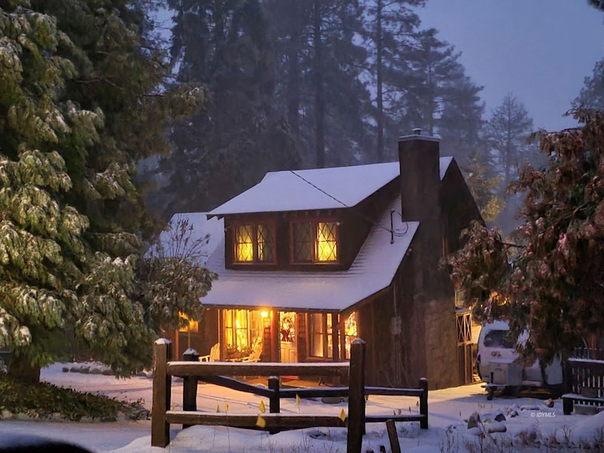 Front of House in Snow