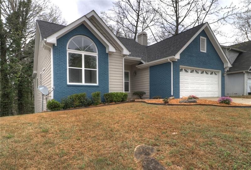 Freshly painted and landscaped