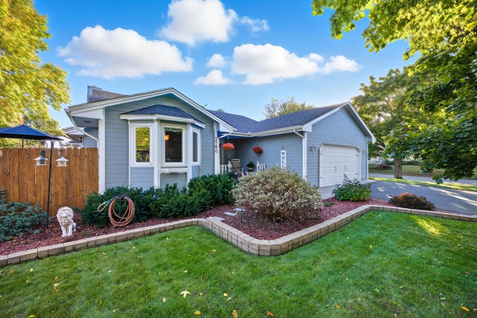 Tasteful landscaping and great curb appeal!