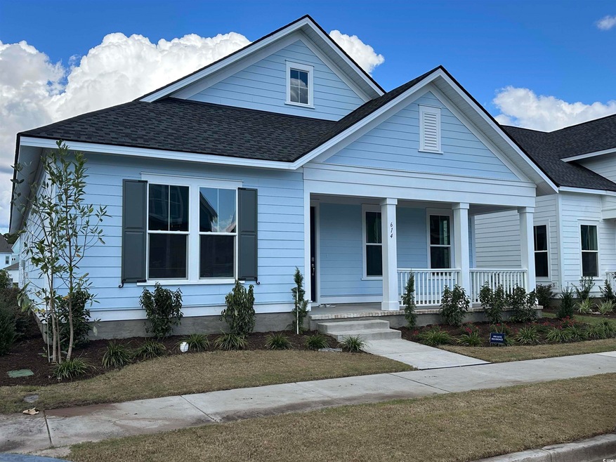 View of front of house with a porch
