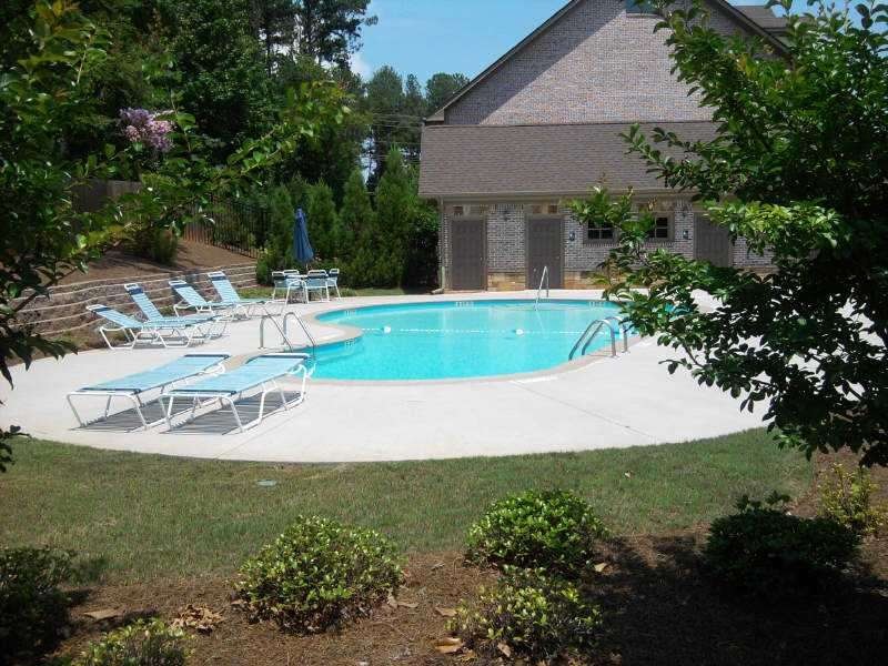 Exterior Front. Eaton Manor neighborhood pool and 