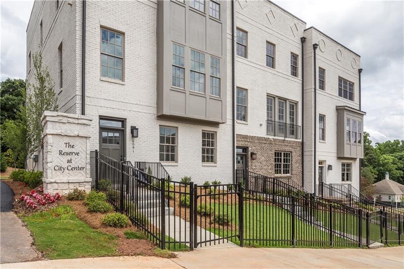 Elegant painted brick homes with fenced yards!