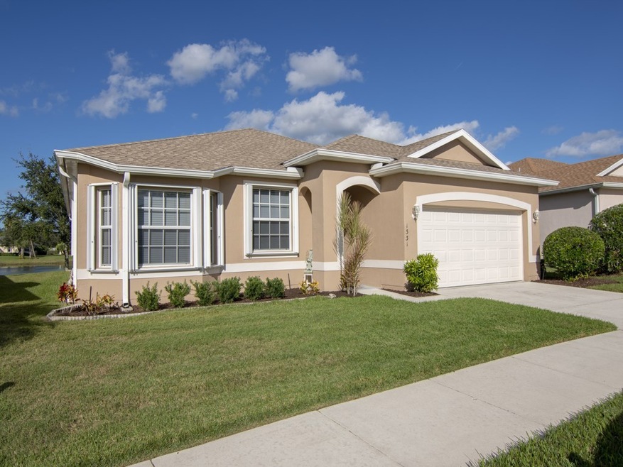 FRONT VIEW W/NICELY LANDSCAPED YARD. HOME RECENTLY