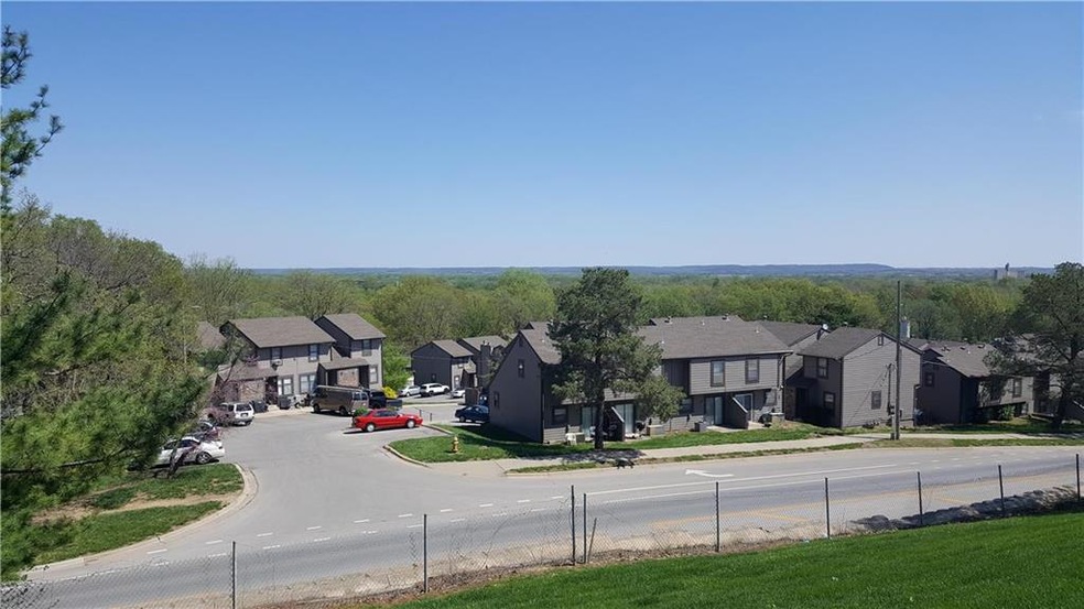 This is the view from the balcony looking North.