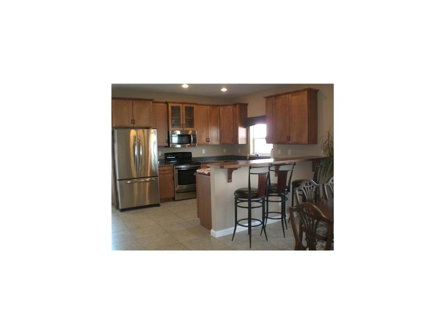 Kitchen. Open kitchen with maple cabinets, stainle