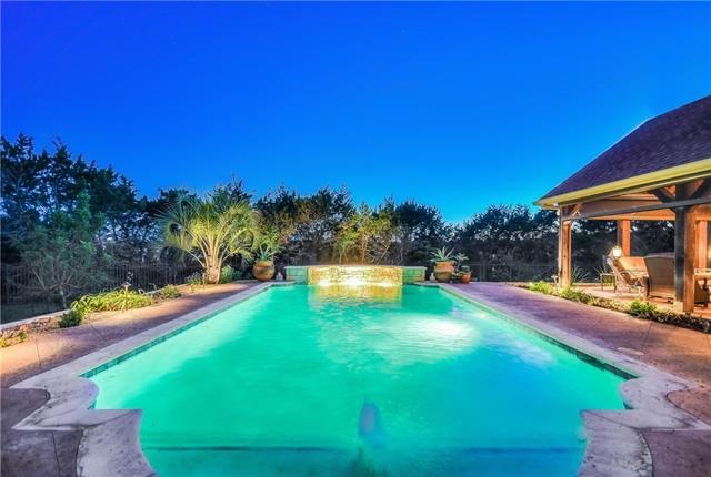 Pool dazzles by day and by night!