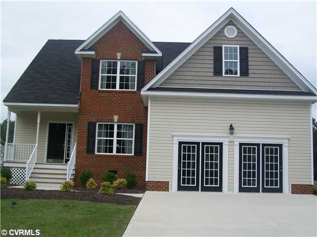 Exterior Front - Picture from builder's library, o