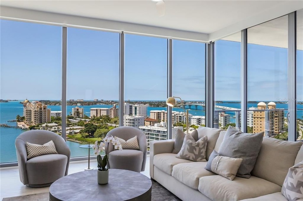 The view from the entire living space will knock y