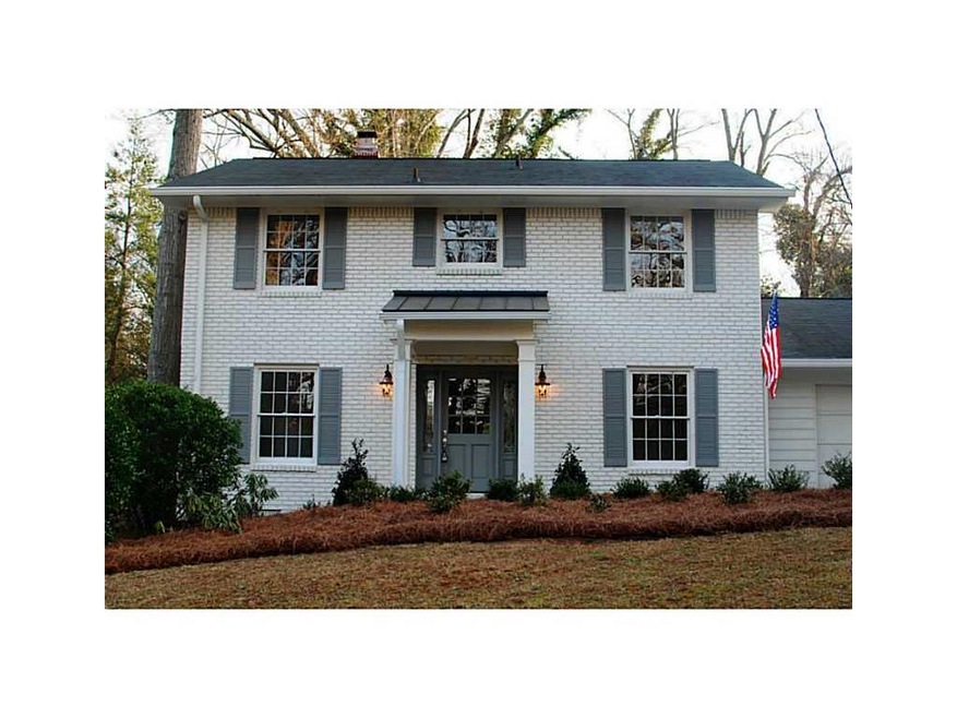 Exterior Front. gorgeous painted brink home
