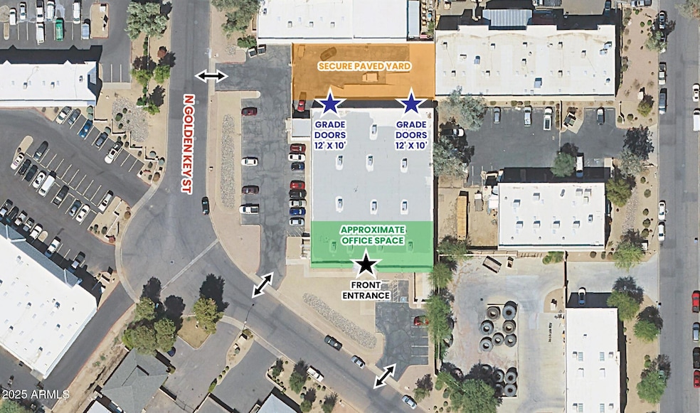 701 N Golden Key St Parcel Aerial