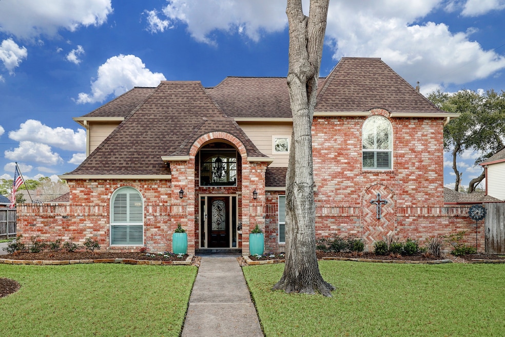 Welcome home to this beautifully-updated 2-story design located on a sprawling .42 acre lot backing to the greenbelt in the highly-desirable community of Lakewood Forest; Cypress North area.