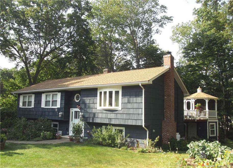 Natural landscaping and  gardening efforts surroun